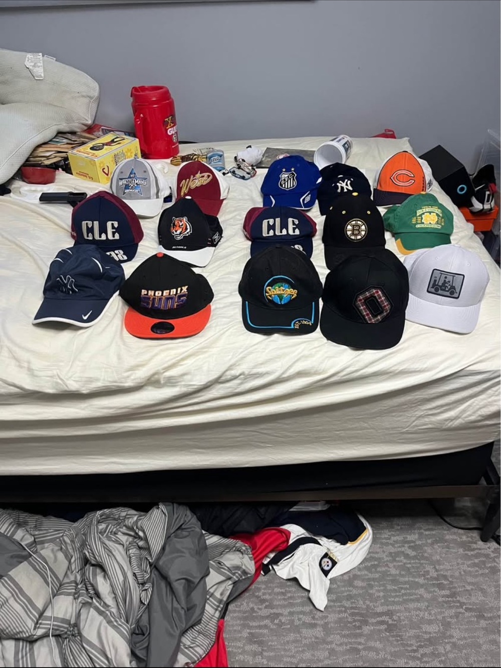 New Era Multi-Color Sports Cap Lot - Cleveland, NY, Boston & More